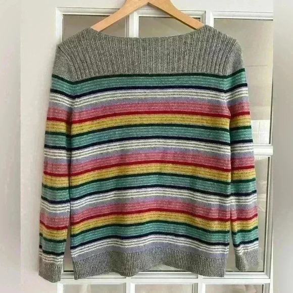 Talbots women’s colorful striped sweater size SP - Picture 3 of 8